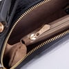 Nas Bag Kadın Mini El ve Çapraz Çanta Siyah Kroko  (en:20 boy :15)