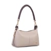 Nas Bag Kadın Mini Omuz ve Çapraz Çanta Örgülü Askılı (en: 23 cm , boy: 14 cm)  Kum Kahve Lopez