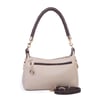 Nas Bag Kadın Mini Omuz ve Çapraz Çanta Örgülü Askılı (en: 23 cm , boy: 14 cm)  Kum Kahve Lopez