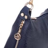 Nas Bag Kadın Mini Omuz ve Çapraz Çanta Örgülü Askılı (en: 23 cm , boy: 14 cm) Lacivert  Victoria