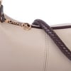 Nas Bag Kadın Mini Omuz ve Çapraz Çanta Örgülü Askılı (en: 23 cm , boy: 14 cm)  Kum Kahve Lopez