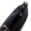 Nas Bag Kadın Mini Omuz ve Çapraz Çanta Örgülü Askılı (en: 23 cm , boy: 14 cm) Siyah Lopez