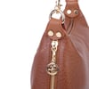 Nas Bag Kadın Mini Omuz ve Çapraz Çanta Örgülü Askılı (en: 23 cm , boy: 14 cm) Taba Victoria