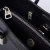 Nas Bag Kadın Mini Sepet Çanta El ve Çapraz Çanta Siyah Lopez ( 20x18cm)