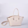 Nas Bag Kadın Mini Sepet Çanta El ve Çapraz Çanta Krem  Lopez ( 20x18cm)