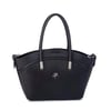 Nas Bag Kadın Mini Sepet Çanta El ve Çapraz Çanta Siyah Lopez ( 20x18cm)