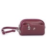 Nas Bag Kadın Mini Spor Şık Günlük Postacı Çapraz Çanta (en 18 cm , boy 10 cm ) Bordo Victoria