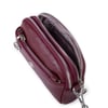 Nas Bag Kadın Mini Spor Şık Günlük Postacı Çapraz Çanta (en 18 cm , boy 10 cm ) Bordo Victoria