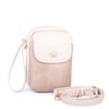 Nas Bag Kadın Mini Telefonluk Çapraz Çanta (en 10 cm , boy 16 cm) Kum