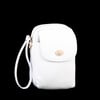 Nas Bag Kadın Mini Telefonluk Çapraz Çanta (en 10 cm , boy 16 cm) Beyaz
