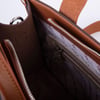 Nas Bag Kadın Mini Tote Suni Deri El ve Omuz Çantası Kahve Taba  Lacst