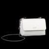 Nas Bag Kadın Mini Zincirli Omuz ve Çapraz  Çanta Krem ( 19x10 cm )