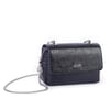 Nas Bag Kadın Mini Zincirli Omuz ve Çapraz  Çanta Siyah ( 19x10 cm )