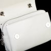Nas Bag Kadın Mini Zincirli Omuz ve Çapraz  Çanta Krem ( 19x10 cm )