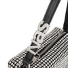 Nas Bag Kadın Omuz Çantası Black White Diamond SiyahTaşlı 