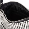 Nas Bag Kadın Omuz Çantası Black White Diamond Siyah Taşlı Çanta