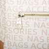 Nas Bag Kadin Omuz Çantası Krem Camel Yazılı
