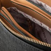 Nas Bag Kadin Omuz Çantası Siyah  Camel Gofraj