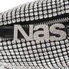 Nas Bag Kadın Omuz Çantası Siyah White Diamond Siyah Taşlı Şık  Askılı Çanta