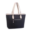 Nas Bag Kadın Omuz Çantası Spor Şık Ayarlanabilir Omuz Askılı Siyah Kum Taba  Lacst (33x27x12 cm )