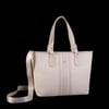 Nas Bag Kadın Omuz Çantası Spor Şık Ayarlanabilir Omuz Askılı  Krem  Lacst (33x27x12 cm )