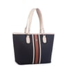 Nas Bag Kadın Omuz Çantası Spor Şık Ayarlanabilir Omuz Askılı  Siyah Kum Lacste (33x27x12 cm )