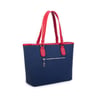 Nas Bag Kadın Omuz Çantası Spor Şık Ayarlanabilir Omuz Askılı Kırmızı Laci Beyaz Lacst (33x27x12)