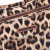 Nas Bag Kadın Omuz ve Çapraz Baget Çanta Taba Leopar ( 28x17  cm)