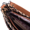 Nas Bag Kadın Omuz ve Çapraz Baget Çanta Taba Leopar ( 28x17  cm)