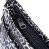 Nas Bag Kadın Omuz ve Çapraz Baget Çanta Siyah Leopar ( 28x17  cm)