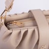 Nas Bag Kadın Omuz ve Çapraz Çanta Çift Askılı Kum Dona (24x18cm)