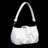 Nas Bag Kadın Omuz ve Çapraz Çanta Çift Askılı Beyaz Dona (24x18cm)