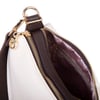 Nas Bag Kadın Omuz ve Çapraz Çanta Çok Gözlü Şık Tasarım (28x18 cm) Krem Kahve Lopez