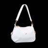 Nas Bag Kadın Omuz ve Çapraz Çanta Çok Gözlü Şık Tasarım (28x18 cm) Beyaz Victoria