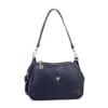Nas Bag Kadın Omuz ve Çapraz Çanta Çok Gözlü Şık Tasarım (28x18 cm) Lacivert Lopez