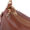 Nas Bag Kadın Omuz ve Çapraz Çanta Çok Gözlü Şık Tasarım (28x18 cm) Taba Victoria