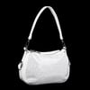 Nas Bag Kadın Omuz ve Çapraz Çanta Çok Gözlü Şık Tasarım (28x18 cm) Beyaz Taşlı