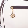 Nas Bag Kadın Omuz ve Çapraz Çanta Çok Gözlü Şık Tasarım (28x18 cm) Krem Kahve Lopez