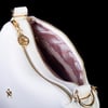Nas Bag Kadın Omuz ve Çapraz Çanta Çok Gözlü Şık Tasarım (28x18 cm) Beyaz Victoria
