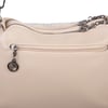 Nas Bag Kadın Omuz ve Çapraz Çanta Çok Gözlü Şık Tasarım (28x18 cm) Kum Taşlı