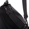 Nas Bag Kadın Omuz ve Çapraz Çanta Çok Gözlü Şık Tasarım (28x18 cm) Siyah  Taşlı