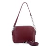 Nas Bag Kadın Omuz ve Çapraz Zincirli ve Uzun Çift Askılı (20x15 cm) Bordo Victoria