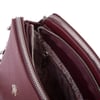Nas Bag Kadın Omuz ve Çapraz Zincirli ve Uzun Çift Askılı (20x15 cm) Bordo Victoria