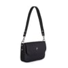 Nas Bag Kadın Postacı Çantası Çift Askılı Siyah Gofraj (22x16x5 cm)