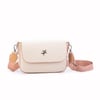 Nas Bag Kadın Postacı Çantası Çift Askılı Krem Camel Karaca  (22x16x5 cm)