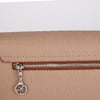 Nas Bag Kadın Postacı Çantası Çift Askılı Kum Taba Gofraj  (22x16x5 cm)