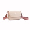 Nas Bag Kadın Postacı Çantası Çift Askılı Kum Taba Karaca  (22x16x5 cm)