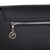 Nas Bag Kadın Postacı Çantası Çift Askılı Siyah Gofraj (22x16x5 cm)