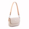 Nas Bag Kadın Postacı Çantası Çift Askılı Krem Camel Karaca  (22x16x5 cm)