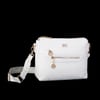 Nas Bag Kadın Postacı Çapraz Çanta Beyaz Mercan   (en 25 cm ;boy 22 cm )